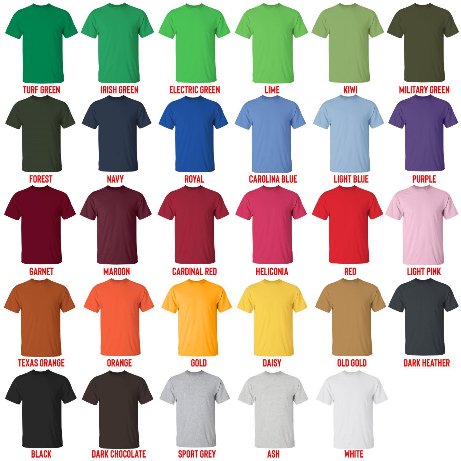 t shirt color chart - Stray Kids UK Shop