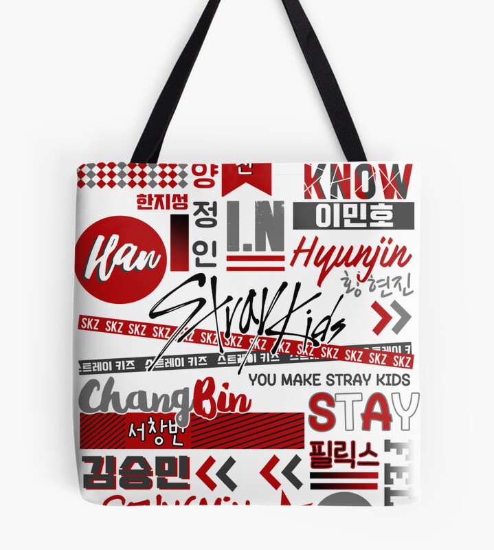 Stray Kids Ot8 Collage Ver 2 Tote Bag